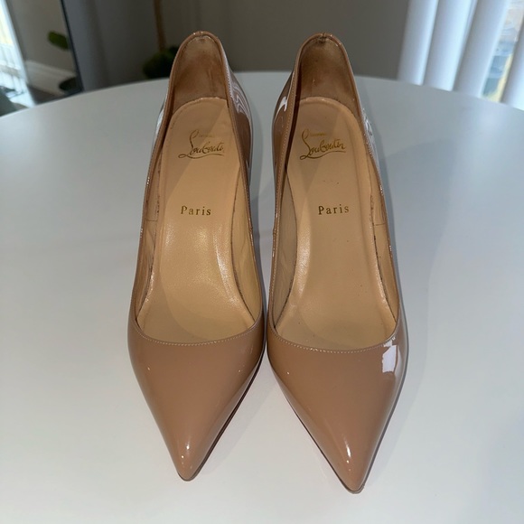 Nude Christian Louboutins size 38 - Picture 1 of 4